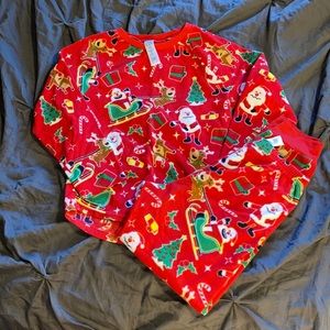 Math I got set of Christmas pajamas size L